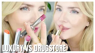 ARE LUXURY LIP BALMS A WASTE OF MONEY? LUXURY VS DRUGSTORE MAKEUP 💄