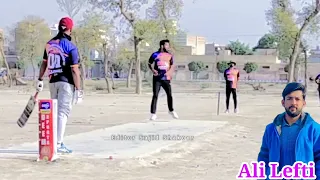 Ali Lefti From Sahiwal || Classical bowling Spell || at Pakpatan Cross Single Wicket Tournament