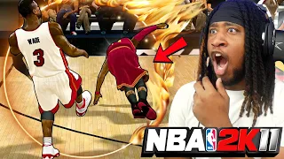 NBA 2K11 MyCAREER #57 - DWAYNE WADE BROKE MY ANKLES!! R1G5