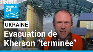 Un responsable prorusse annonce que l'évacuation des civils de Kherson est terminée • FRANCE 24