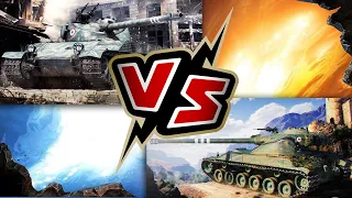 ЛЕВША СМОТРИТ ПВП НА БАТАХ NEAR_YOU VS KAMILEATER / ШОУ-МАТЧ POPKOPM vs Invincible / WORLD OF TANKS