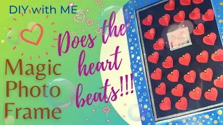 Magic photo frame|Valentine's day gift ideas|DIY|Photoframe using cardboard|Krafty Soulz