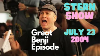 Benji is a SCREAMER!! 7/23/04 Howard Stern Radio Show