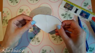 DIY /бесплатный МК ранункулюс-светильник из изолона (Шаблоны лепестков)