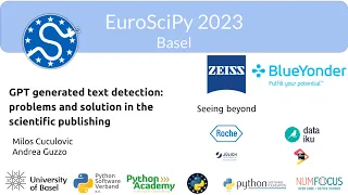 EuroSciPy 2023 - GPT generated text detection: problems and solution in the scientific publishing