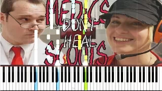 Medics Don't Heal Scouts (TF2 song) - Random Encounters [Synthesia Piano Tutorial]