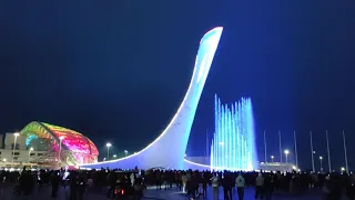 8 шоу поющих фонтанов Сочи Парк Олимпийский Парк Адлер Сочи #shorts