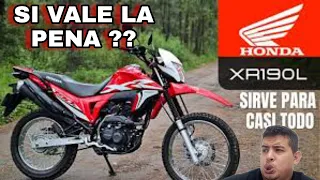 Honda XR 190, LO BUENO LO MALO Y LO FEO, TOP SPEED.