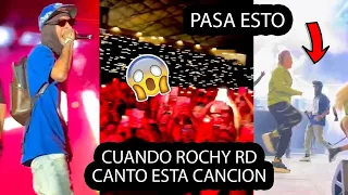 Que Lio! Pasa Esto Cuando Rochy Rd Sube a Tarima 😮 Y Canta Esta Cancion Mira Lo Que Paso!