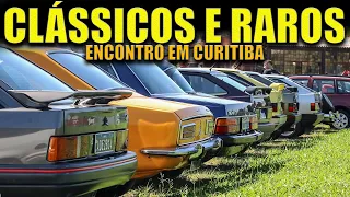 CARROS CLÁSSICOS E RAROS! REUNIÃO de ANTIGOS NACIONAIS e IMPORTADOS em CURITIBA! COISA LINDA!