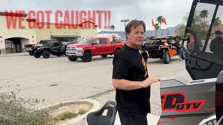 New Aftermarket AUX tank for Speed UTV El Jefe. Robby Gordon catches us in the parking lot!