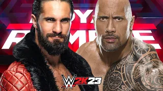 THE ROCK vs SETH ROLLINS | WWE 2K23