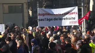 Proteste gegen die französische Rentenreform: Hunderttausende zog es auf die Straße