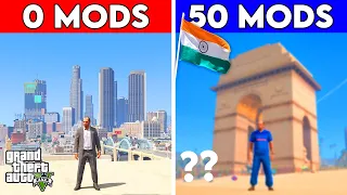 I Installed 50 *INDIAN* 🇮🇳 MODS In GTA 5 [REPUBLIC DAY SPECIAL 2022]