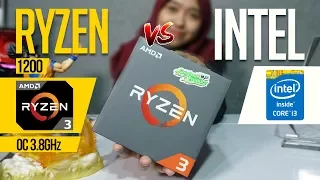 AMD RYZEN 3 1200 TEST - REVIEW - BENCHMARK -  OVERCLOCK VS INTEL i3 7100