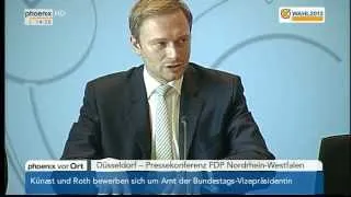 Pressekonferenz mit Christian Lindner am 24.09.2013