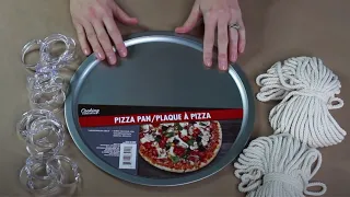 She turns a pizza pan into jaw dropping decor!