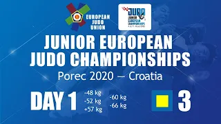 Day 1 - Tatami 3: Judo Junior European Championships Porec 2020