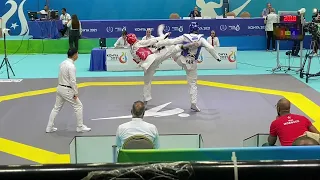 Bassel Ayoub (MAR) Khassenov Bauyrzhan (KAZ) 2022 ISLAMIC SOLIDARITY GAMES +87 kg SEMIFINAL￼