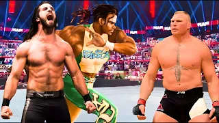 FULL SEGMENT - Brock Lesnar vs Eddy Gordo Seth Rollins | Iron Man Match 2023 | WWE Dec 25, 2023