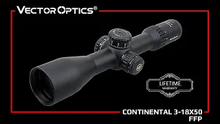 CONTINENTAL 3 18X50 FFP by VECTOR OPTICS