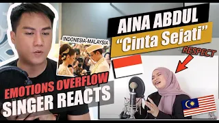 Aina Abdul - Cinta Sejati | REACTION