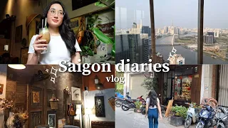Saigon Vietnam Vlog Diaries | Café Hopping, Observation Sky Deck, Bakery, Phở and more