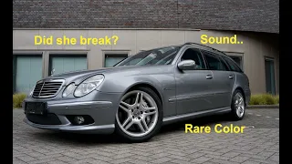 Mercedes E55 AMG information | Small Testdrive | Walk around | W211 | E63 competitor