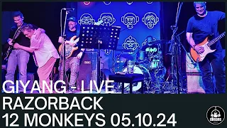 GIYANG RAZORBACK LIVE (12 MONKEYS 05.10.24)