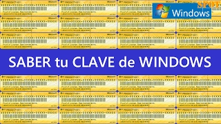 Modo fácil de saber tu clave de Windows 10, 8.1, 8, 7 o XP