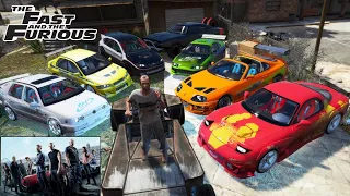 GTA 5 - Stealing Fast and Furious Cars with  Trevor! | (Real Life Cars #24)