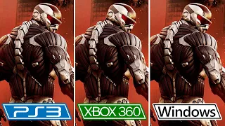 Crysis 2 | PC vs Xbox 360 vs PS3 | Graphics Comparison