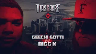 KOTD - Rap Battle - Geechi Gotti vs Bigg K | #MAS5