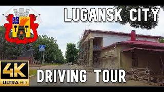 #3 Driving tour Donbass, Lugansk city - City streets - [4k video] - September 2021