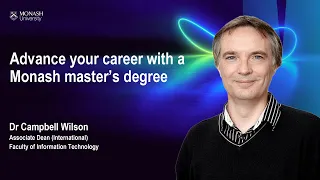 Advance your career with a Monash master's degree – Open Day 2020 | Monash University