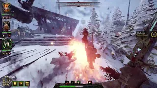 Crit-mas in Vermintide 2 - New Map Trail of Treachery Cataclsym Gameplay