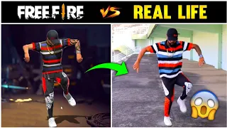 FREE FIRE EMOTES IN REAL LIFE⚡⚡ - Garena Free fire