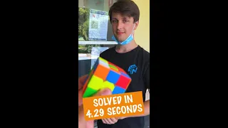 Feliks Zemdegs Explains His 4.29s FLAWLESS Cube Solve #shorts