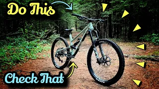 Do This After Buying A New Mountain Bike | New Bike Checklist