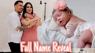 Our Baby Girls Full Name Reveal 💕 First Photoshoot 💖