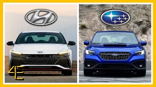 Hyundai Elantra N vs Subaru WRX | Car Spec Comparison | 4enthusiasts