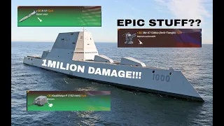 MODERN WARSHIP | USS ZUMWALT (DDG-1000) |   1MILION DAMAGE!!