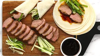 Crispy Duck Pancakes with Hoisin Sauce Recipe