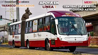 Mexibús | Transcomunicador apoya en Línea 1 | Central de Abastos - Ciudad Azteca