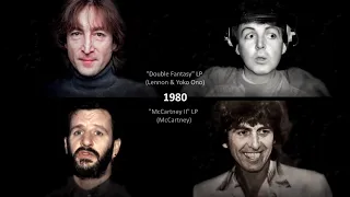 THE BEATLES AGING TOGETHER 1960-2018 | Faces & Songs One Per Year (RE-UPLOAD)