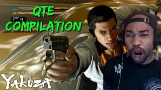 Yakuza 0 All Quick Time Events & Action Sequences Reaction
