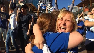 Blue Springs sisters celebrate an early birthday by watching the Royals win Game 4 of the ALDS
