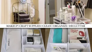 CLEAN | ORGANIZE | DECLUTTER | MAKEUP AND CRAFT SUPPLIES