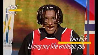 eurovision 1999 Norway 🇳🇴 Van Eijk - Living my life without you ᴴᴰ