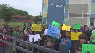 Students at San Antonio charter school walk out amid teacher exodus